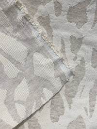 NEW! SALE! Duke Shane 100% Linen Woven Zebra Inspired Fabric- Stone - Fancy Styles Fabric Pierre Frey Lee Jofa Brunschwig & Fils