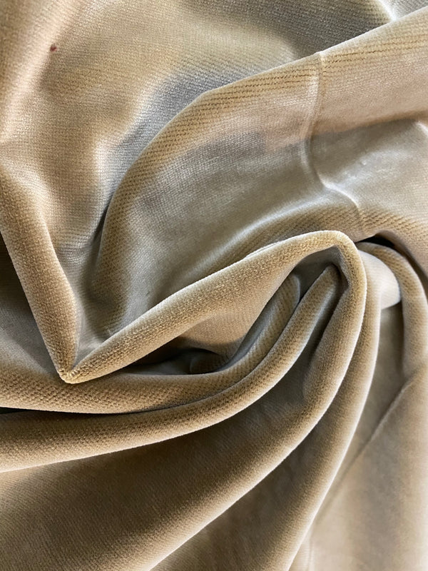 NEW! Prince Oliver - Designer 100% Cotton Made In Belgium Upholstery Velvet Fabric - Olive Gold - Fancy Styles Fabric Pierre Frey Lee Jofa Brunschwig & Fils