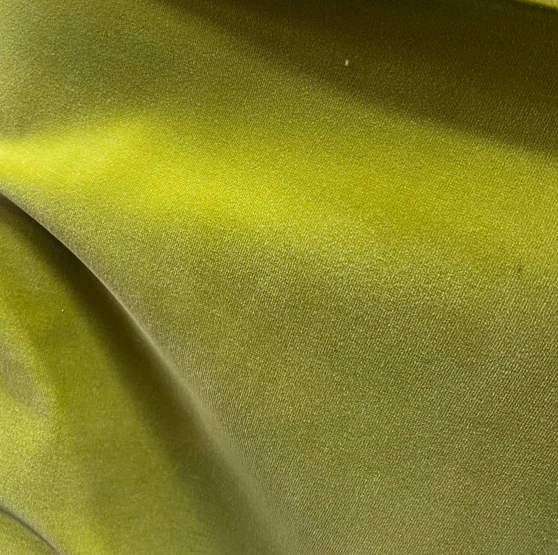 NEW! Prince Oliver - Designer 100% Cotton Made In Belgium Upholstery Velvet Fabric - Icy Kiwi - Fancy Styles Fabric Pierre Frey Lee Jofa Brunschwig & Fils