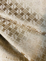 NEW! SALE! Sir Samuel Satin Diamond Decorating Fabric - Gold