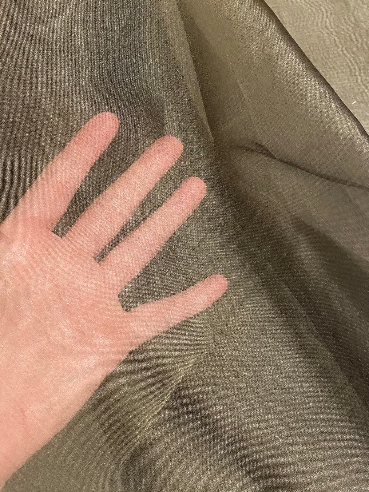 NEW! Lady Estella 100% Silk Organza Taupe Grey Fabric - Fancy Styles Fabric Pierre Frey Lee Jofa Brunschwig & Fils