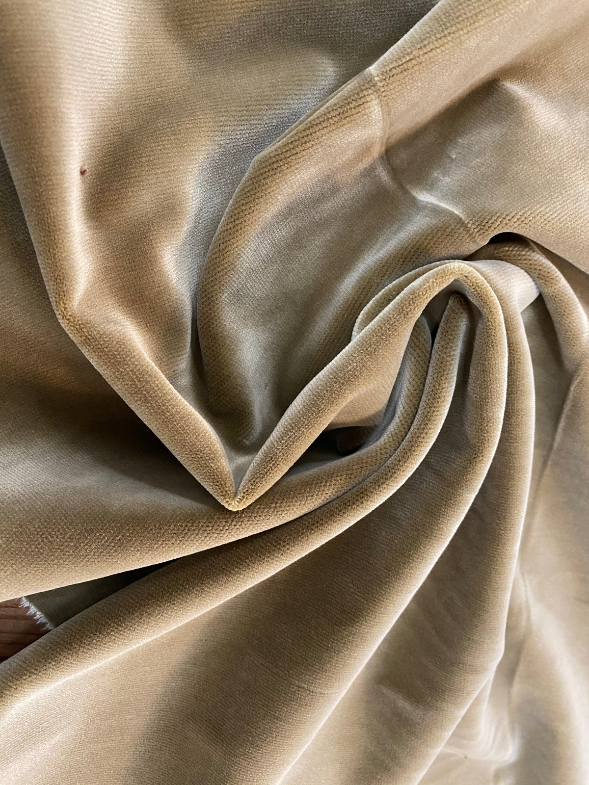 NEW! Prince Oliver - Designer 100% Cotton Made In Belgium Upholstery Velvet Fabric - Olive Gold - Fancy Styles Fabric Pierre Frey Lee Jofa Brunschwig & Fils