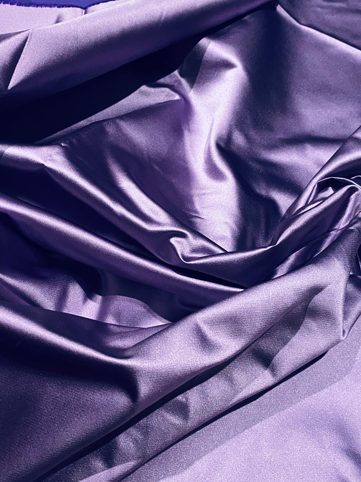 NEW Countess Christie 100% Silk Duchess Satin Fabric in Lavender Purple 53mm - Fancy Styles Fabric Pierre Frey Lee Jofa Brunschwig & Fils