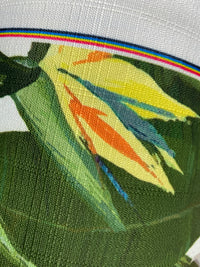 NEW Lady Paradise Designer Indoor/Outdoor Waterproof Upholstery Fabric- Palm Birds of Paradise - Fancy Styles Fabric Pierre Frey Lee Jofa Brunschwig & Fils