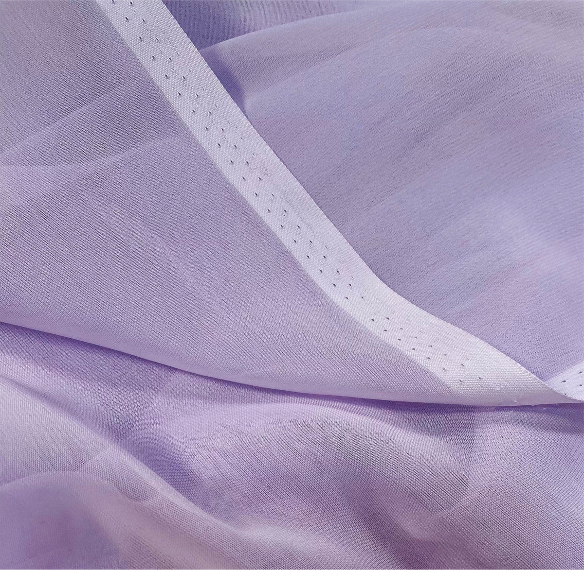 NEW! Duchess Deseray Silk & Poly Chiffon Sheer Fabric - Lavender - Fancy Styles Fabric Pierre Frey Lee Jofa Brunschwig & Fils