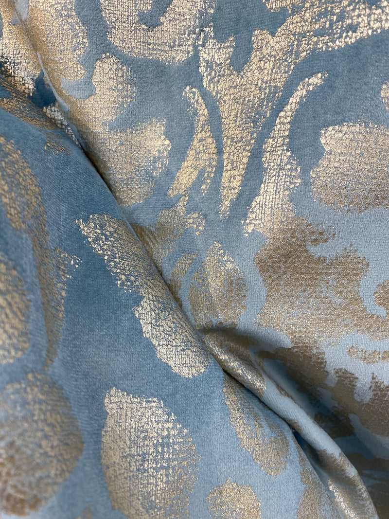 56 Wide Gold Velvet Fabric By the Yard