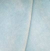 NEW! Princess Piama - Made in England- Soft Solid Cotton Blend Velvet Fabric in Sky Blue - Fancy Styles Fabric Pierre Frey Lee Jofa Brunschwig & Fils