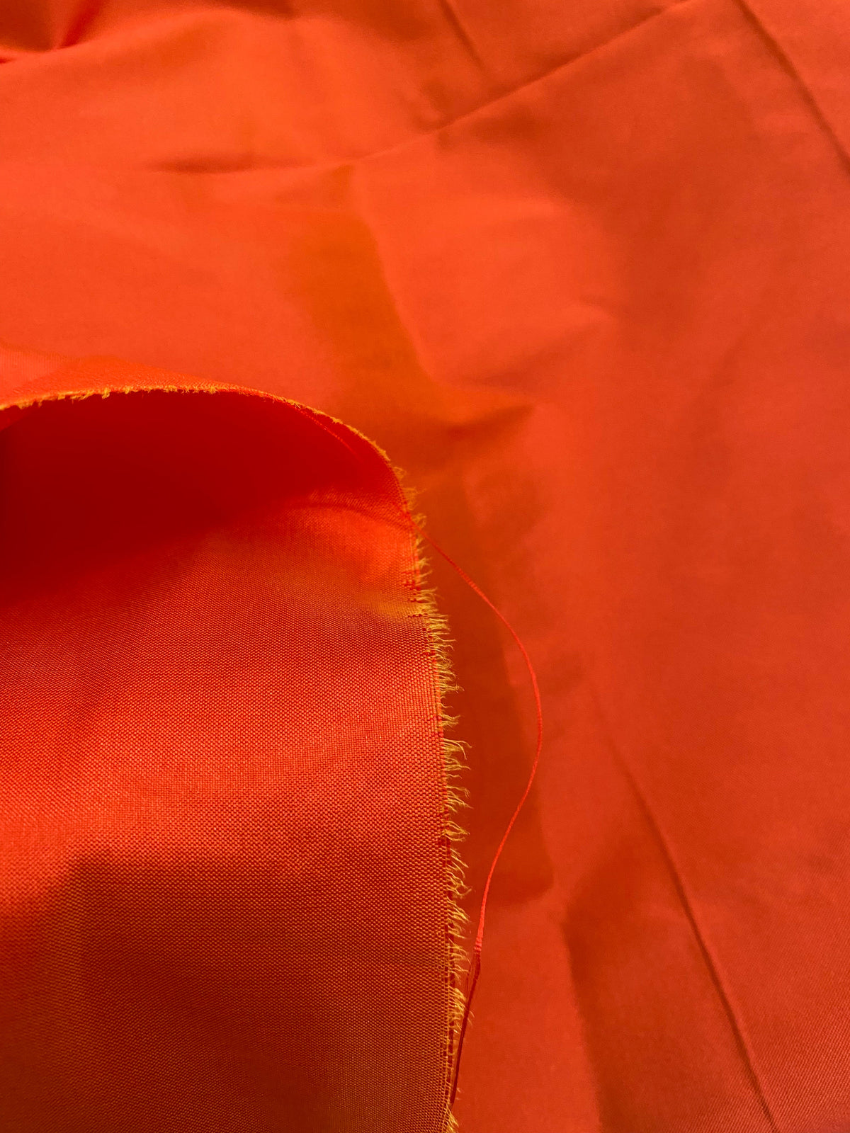 NEW Lady Augustina - Natural Fiber “Faux Silk Taffeta” in Electric Red with Yellow Iridescence - Viscose Fabric - Fancy Styles Fabric Pierre Frey Lee Jofa Brunschwig & Fils