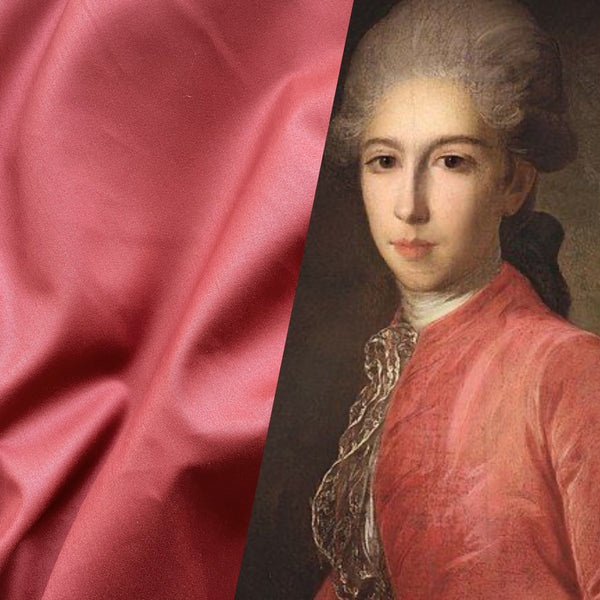 NEW Queen Ester 100% Cotton Sateen Fabric in Brick Red - Fancy Styles Fabric Pierre Frey Lee Jofa Brunschwig & Fils