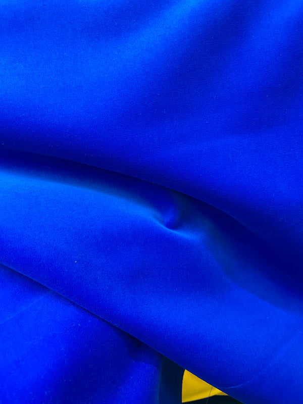 NEW! Duke Donovan WATERPROOF OUTDOOR Velvet Upholstery Fabric - Electric Blue - Fancy Styles Fabric Pierre Frey Lee Jofa Brunschwig & Fils