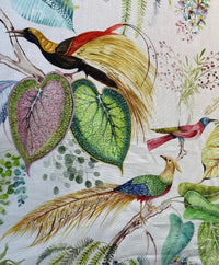 NEW Duchess Florita Novelty 100% Cotton Bird & Floral Decorating Fabric - Fancy Styles Fabric Pierre Frey Lee Jofa Brunschwig & Fils