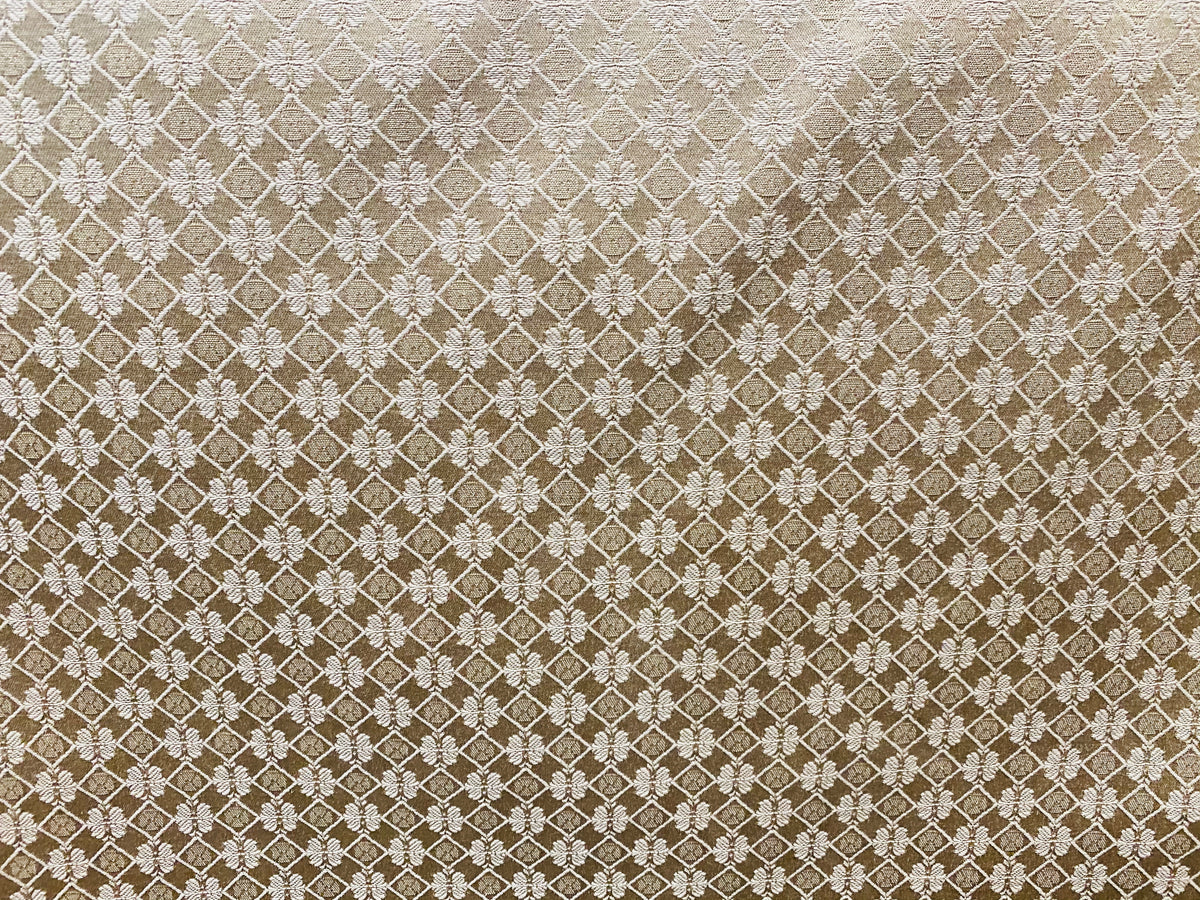 NEW! SALE! Sir Samuel Satin Diamond Decorating Fabric - Gold - Fancy Styles Fabric Pierre Frey Lee Jofa Brunschwig & Fils