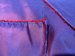 NEW! Duchess Damaris Purple & Salmon Iridescence Faux & Vegan Silk Fabric