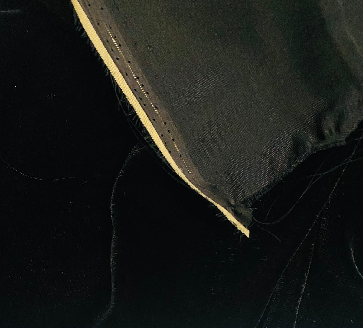 NEW! Queen of The Dark- Black 100% Silk Velvet Fabric - Fancy Styles Fabric Pierre Frey Lee Jofa Brunschwig & Fils