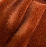 NEW Prince Hudson 100% Mohair Heavy Weight Velvet Upholstery Fabric - Rust Red - Fancy Styles Fabric Pierre Frey Lee Jofa Brunschwig & Fils