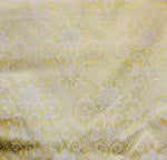 NEW SALE! Princess Penelope - Made in England- Novelty Medallion Upholstery Fabric in Soft French Yellow