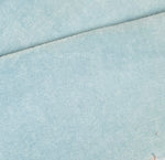 NEW! Princess Piama - Made in England- Soft Solid Cotton Blend Velvet Fabric in Sky Blue
