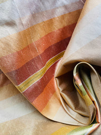 NEW Prince Charming 100% Silk Dupioni Fabric - Sunshine Stripes - Fancy Styles Fabric Pierre Frey Lee Jofa Brunschwig & Fils