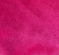 NEW! Prince Oliver - Designer 100% Cotton Made In Belgium Upholstery Velvet Fabric - Fuchsia - Fancy Styles Fabric Pierre Frey Lee Jofa Brunschwig & Fils