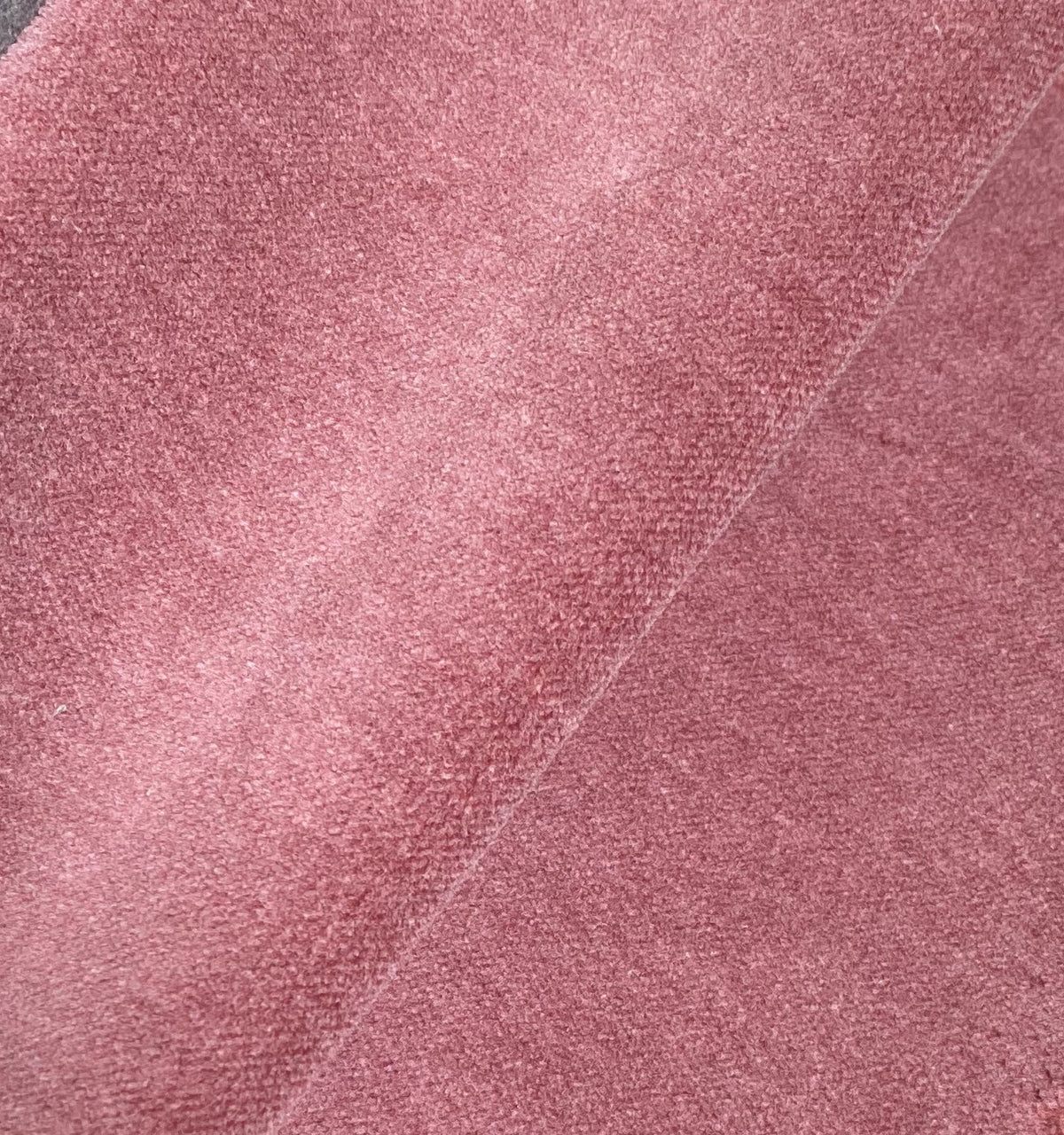 NEW! Princess Piama - Made in England- Soft Solid Cotton Blend Velvet Fabric in Soft Rose Pink - Fancy Styles Fabric Pierre Frey Lee Jofa Brunschwig & Fils