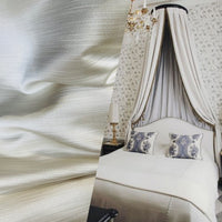NEW! Prince Panamera Solid Satin Decorating & Upholstery Fabric- White - Fancy Styles Fabric Pierre Frey Lee Jofa Brunschwig & Fils