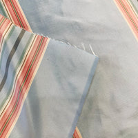 NEW Princess Josephine Designer 100% Silk Taffeta Stripes Fabric - Blue 55” Wide - Fancy Styles Fabric Pierre Frey Lee Jofa Brunschwig & Fils