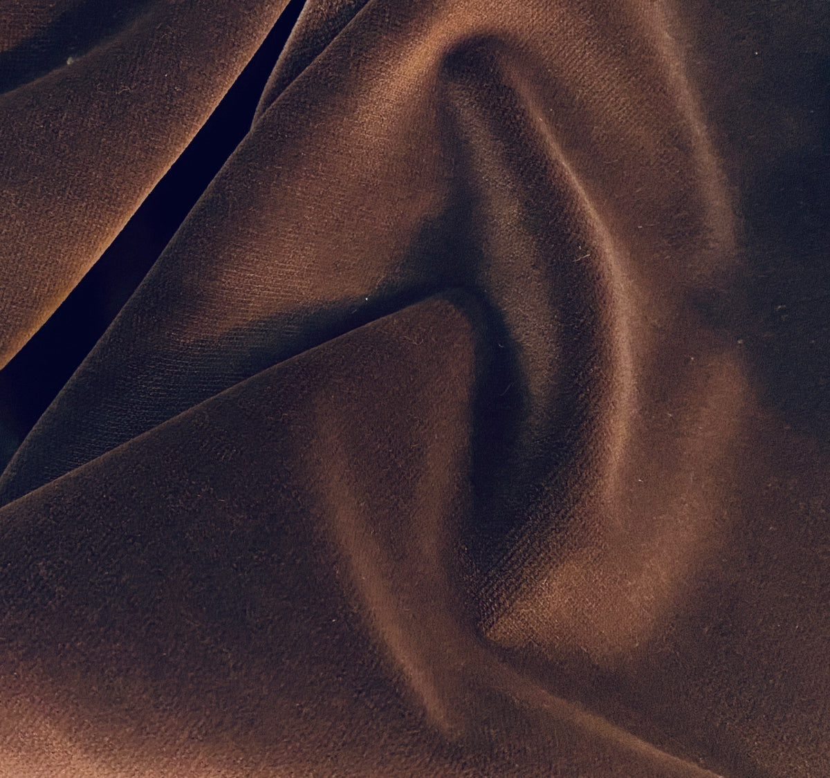 NEW! Prince Oliver - Designer 100% Cotton Made In Belgium Upholstery Velvet Fabric - Chocolate Brown - Fancy Styles Fabric Pierre Frey Lee Jofa Brunschwig & Fils