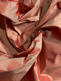 NEW Lady Lisa Designer 100% Silk Ultra Icy Red Taffeta Fabric - Fancy Styles Fabric Pierre Frey Lee Jofa Brunschwig & Fils