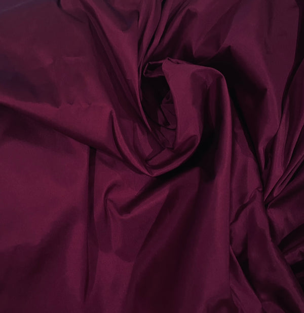 NEW Lady Frank Light Designer “Faux Silk” Taffeta Fabric Made in Italy Magenta - Fancy Styles Fabric Pierre Frey Lee Jofa Brunschwig & Fils