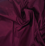 NEW Lady Frank Light Designer “Faux Silk” Taffeta Fabric Made in Italy Magenta