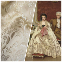 NEW Sir Linus Neoclassical Aubusson Inspired Gold Floral Upholstery Drapery Fabric - Fancy Styles Fabric Pierre Frey Lee Jofa Brunschwig & Fils