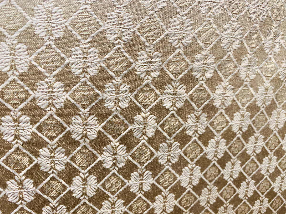 NEW! SALE! Sir Samuel Satin Diamond Decorating Fabric - Gold - Fancy Styles Fabric Pierre Frey Lee Jofa Brunschwig & Fils