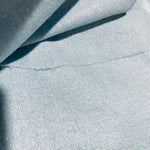 NEW Lady Burga Woven Wool Apparel Fabric Light Blue with Metallic Silver Specs