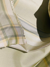 NEW Lady Pippy 100% Silk Taffeta Pistachio Plaid Fabric SB_6_35 - Fancy Styles Fabric Pierre Frey Lee Jofa Brunschwig & Fils