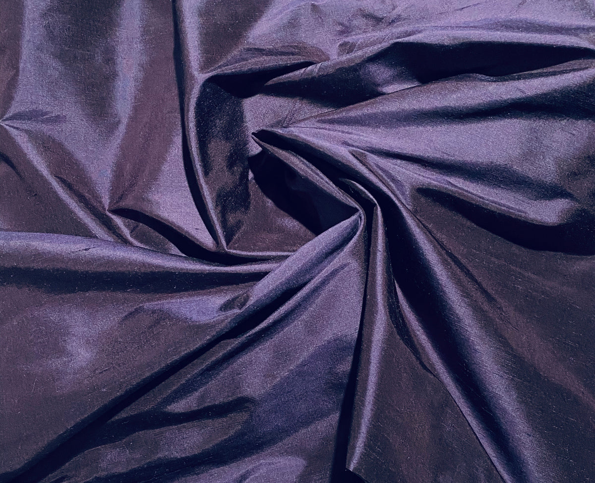 NEW Duchess Mable 100% Silk Dupioni Solid Purple - Fancy Styles Fabric Pierre Frey Lee Jofa Brunschwig & Fils