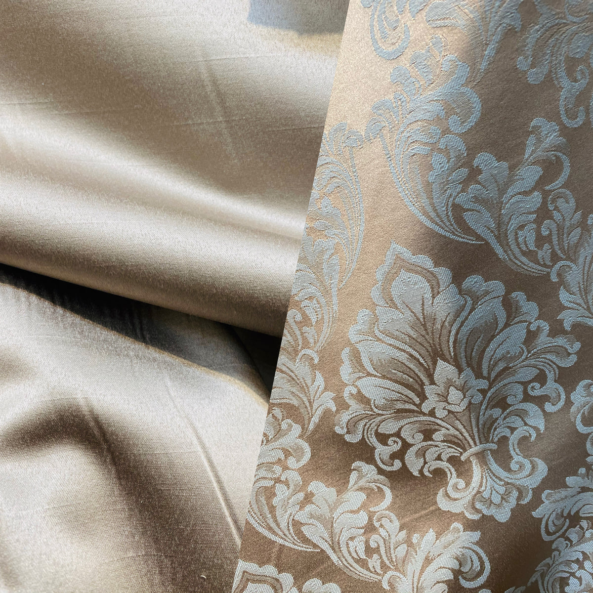 NEW! SALE! Princess Zander Satin Solid Decorating & Upholstery Fabric - Beige Gold - Fancy Styles Fabric Pierre Frey Lee Jofa Brunschwig & Fils