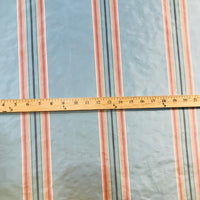 NEW Princess Josephine Designer 100% Silk Taffeta Stripes Fabric - Blue 55” Wide - Fancy Styles Fabric Pierre Frey Lee Jofa Brunschwig & Fils