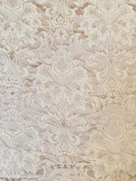 NEW! Lady Lucanthus Cotton Sateen Burnout Medallion Upholstery and Decorating Fabric- Pink
