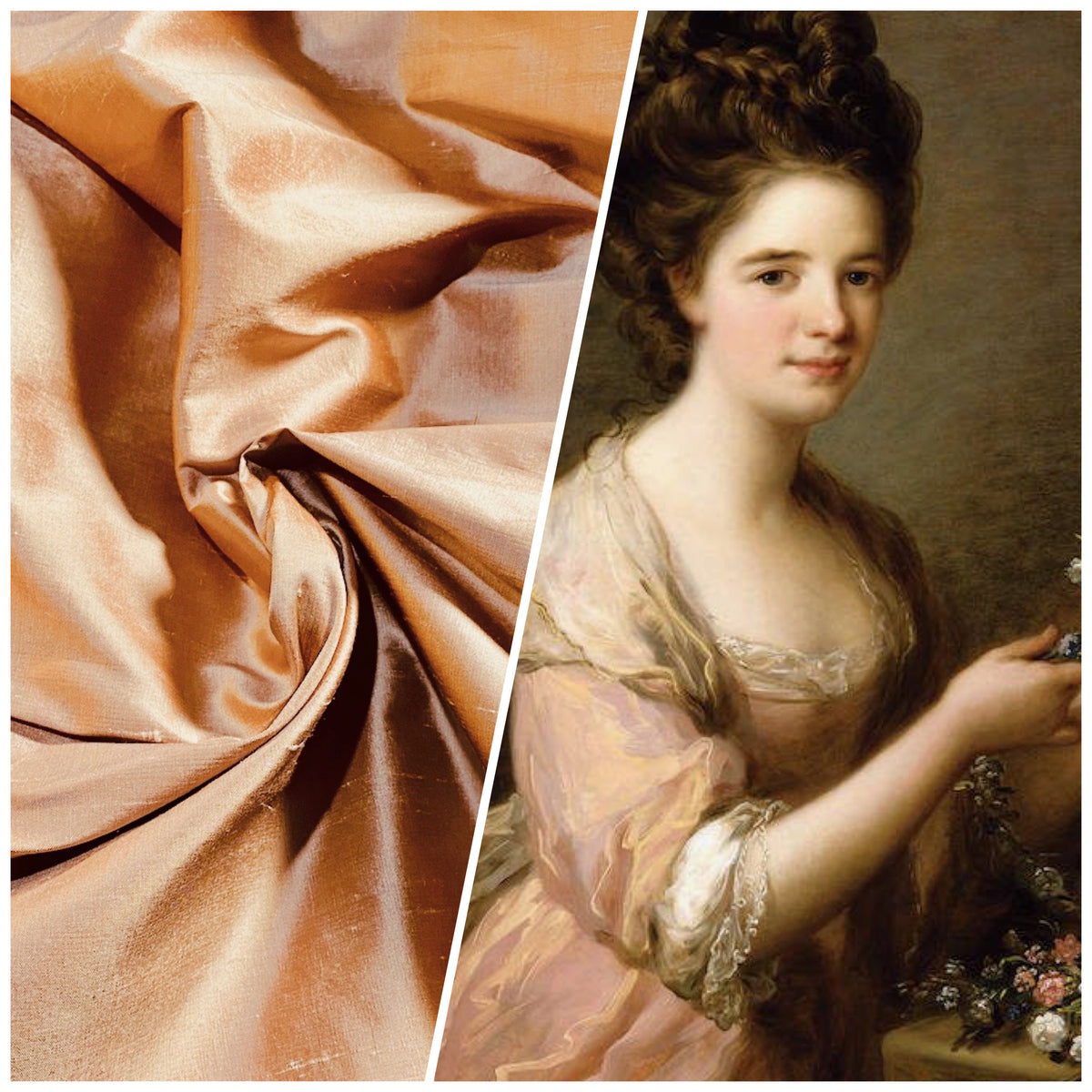 NEW Duchess Mable Designer 100% Silk Dupioni Fabric Solid Ultra Icy Pumpkin Orange - Fancy Styles Fabric Pierre Frey Lee Jofa Brunschwig & Fils