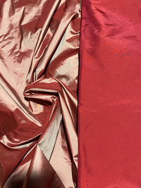 NEW Lady Lisa Designer 100% Silk Ultra Icy Red Taffeta Fabric - Fancy Styles Fabric Pierre Frey Lee Jofa Brunschwig & Fils