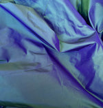 NEW Lady Lisa 100% Silk Taffeta Fabric - Solid Electric Purple with Electric Lime Iridescence - Fancy Styles Fabric Pierre Frey Lee Jofa Brunschwig & Fils