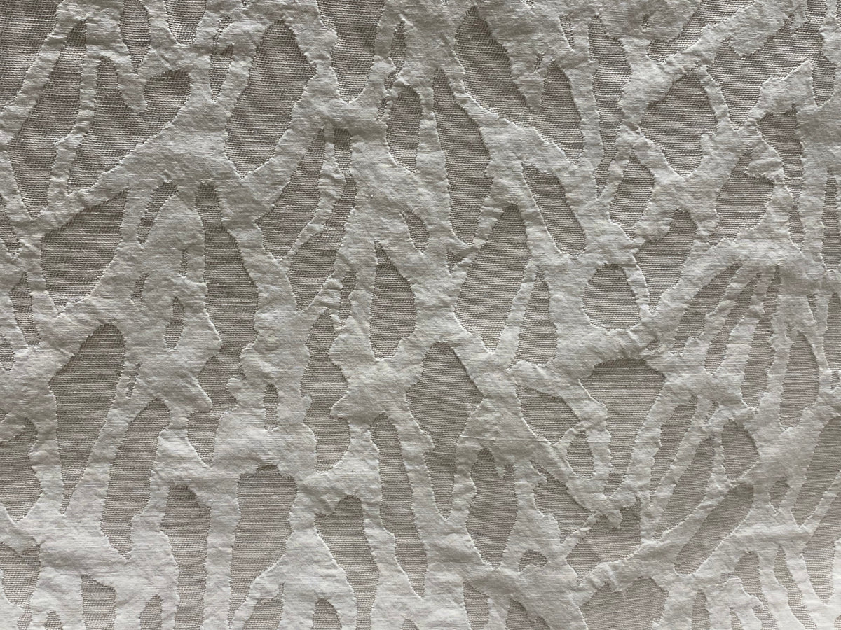 NEW! SALE! Duke Shane 100% Linen Woven Zebra Inspired Fabric- Stone - Fancy Styles Fabric Pierre Frey Lee Jofa Brunschwig & Fils