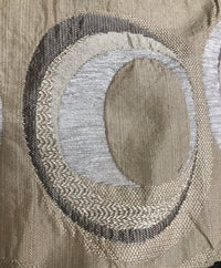 SALE! NEW Designer Burnout Chenille Upholstery Geometric Fabric - Taupe Black Ivory BTY - Fancy Styles Fabric Pierre Frey Lee Jofa Brunschwig & Fils