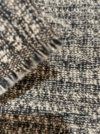 NEW Lady Day Designer Upholstery Boucle Tweed Fabric in Brown, Black, Gold  Melange - Fancy Styles Fabric Pierre Frey Lee Jofa Brunschwig & Fils