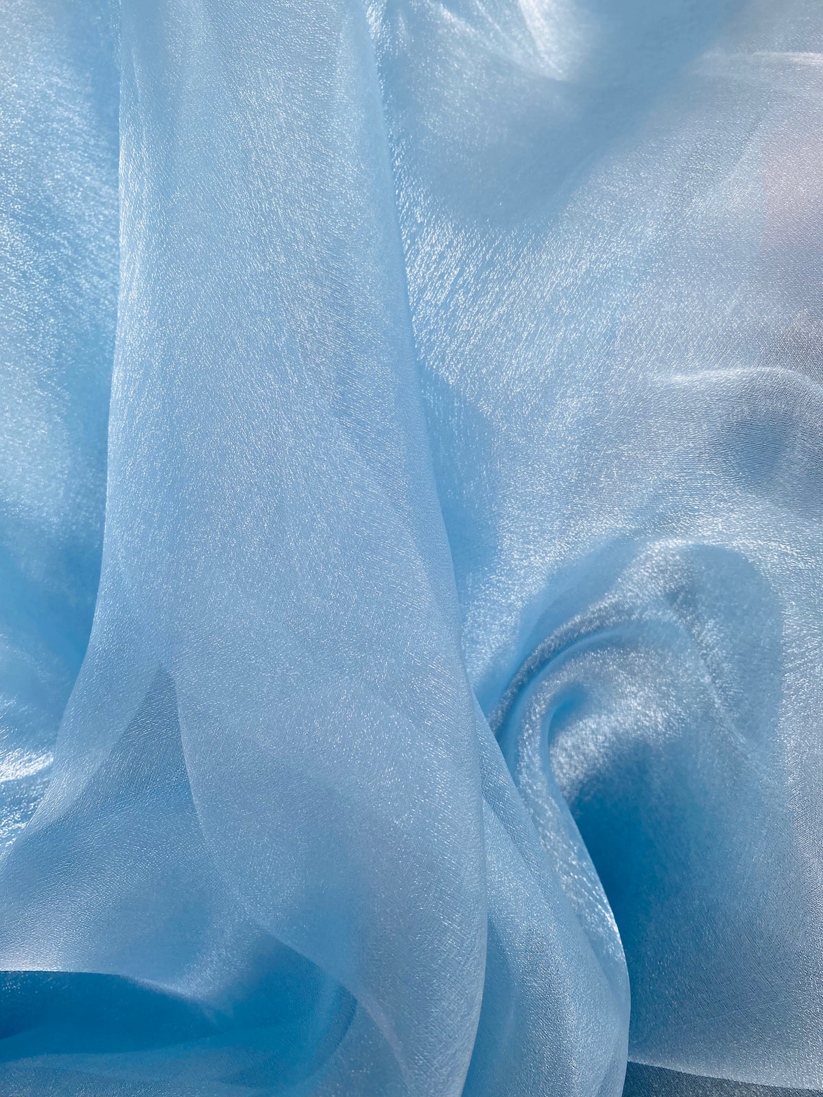NEW Princess Cinderella Organza Light Blue Fabric - Fancy Styles Fabric Pierre Frey Lee Jofa Brunschwig & Fils