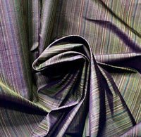 NEW! Lady Bridgette Designer 100% Silk Dupioni Fabric- Purple Stripes - Fancy Styles Fabric Pierre Frey Lee Jofa Brunschwig & Fils