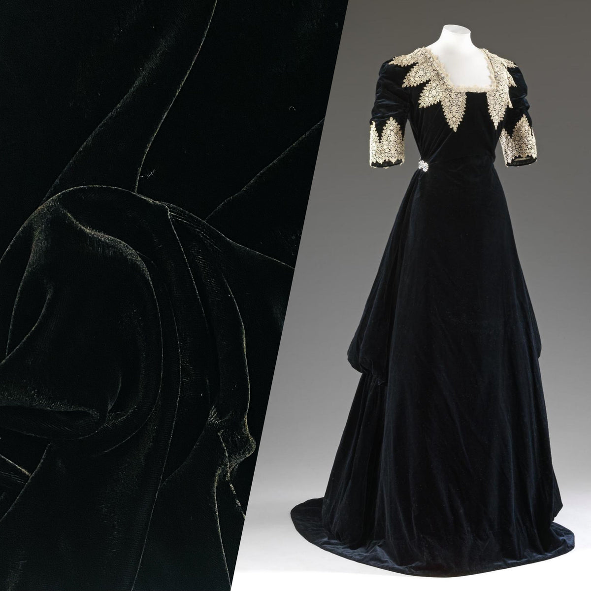 NEW! Queen of The Dark- Black 100% Silk Velvet Fabric - Fancy Styles Fabric Pierre Frey Lee Jofa Brunschwig & Fils