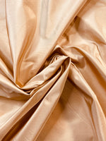 NEW Lady Lisa Designer 100% Silk Taffeta Fabric -Solid Salmon Peach - Fancy Styles Fabric Pierre Frey Lee Jofa Brunschwig & Fils