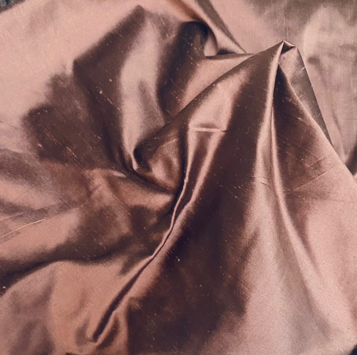 NEW Duchess Mable Designer 100% Silk Dupioni Fabric - Rosie Copper - Fancy Styles Fabric Pierre Frey Lee Jofa Brunschwig & Fils