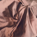 NEW Duchess Mable Designer 100% Silk Dupioni Fabric - Rosie Copper